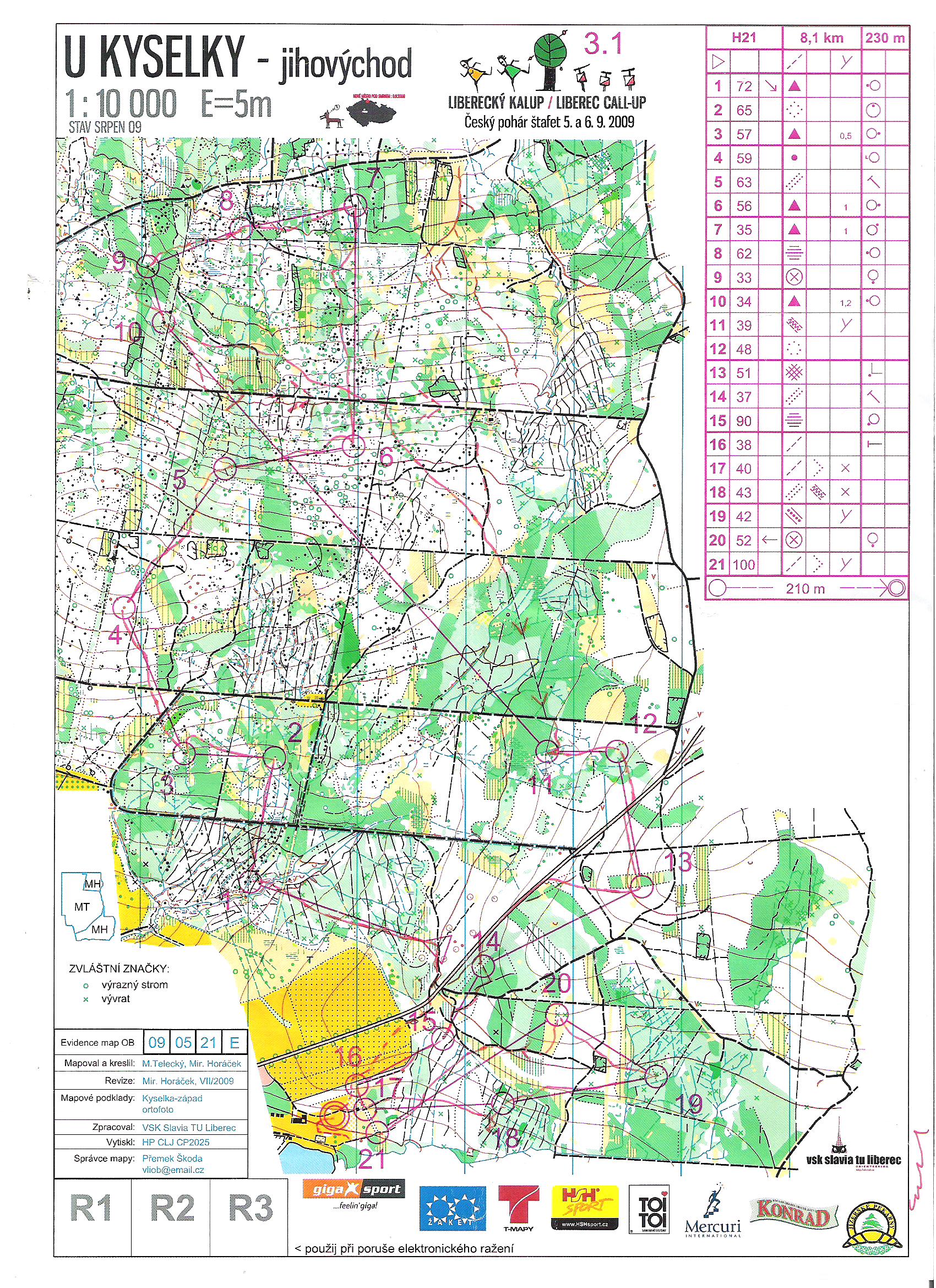 Czech relay cup 6th round (2009-09-06)